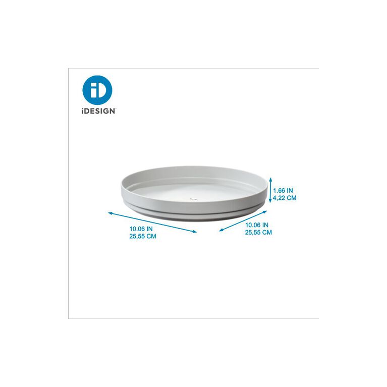 iDesign Eco Kitchen RPP Turntable -  10" Gray