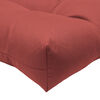 Habitat Tufted Chair Pad Red