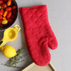 Harman S/2 Solid Pantry Terry Oven Mitts 7x12" Red