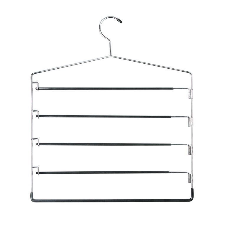 Honey Can Do 5-Tier Swing Arm Pant Hangers S/2