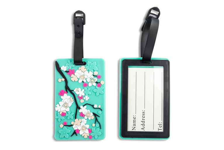 Core Home Set Of 2 Luggage Tags - Cherry Blossom