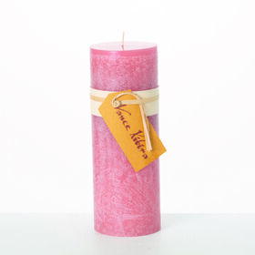 Vance Kitira 9" Pink Lemonade Pillar Candle