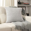 Nemcor Cotton Knit Grey 20"x 20" Cushion