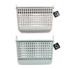Home Essentials Storage Basket with Handles & Lid, 13"L x 9.25"W x 10"H
