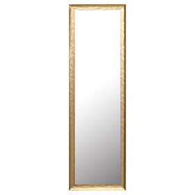 15" X 52" Gold Rect Leaner Mirror