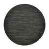 Harman Trace Basketweave Round Vinyl Placemat 14" Black