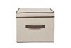 Storage Solution Small Non Woven Storage Box with Lid, colour assortment may vary, 1 item per order