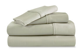 Luxor Twin Sheet Set, 400 Thread Count 100% Egyptian Cotton Sheet Set, Bluefox