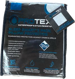 Protex Waterproof 2 Pack Pillow Protector Queen