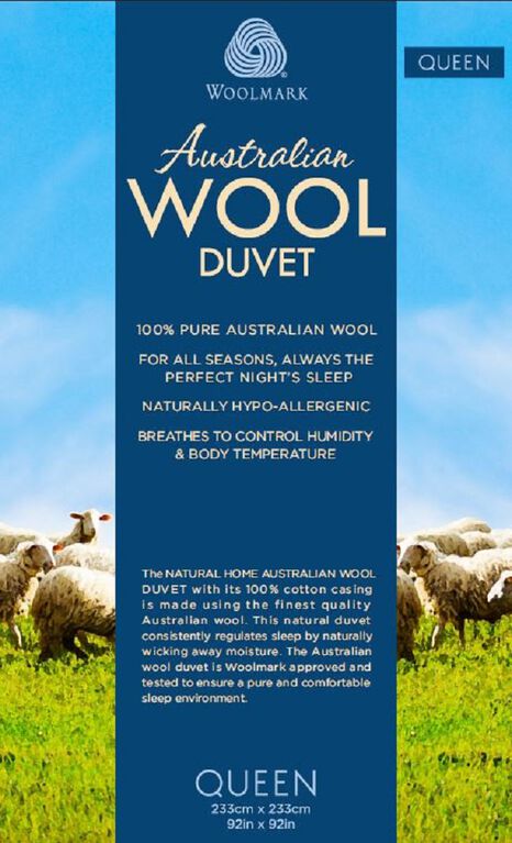 Natural Home Wool Duvet King