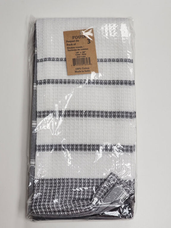 Fabstyles Kitchen towel Grey