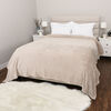 Nemcor Recycled Textured Blanket (King) - Taupe