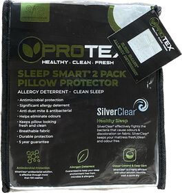 Protex Allergy 2 Pack Pillow Protector King