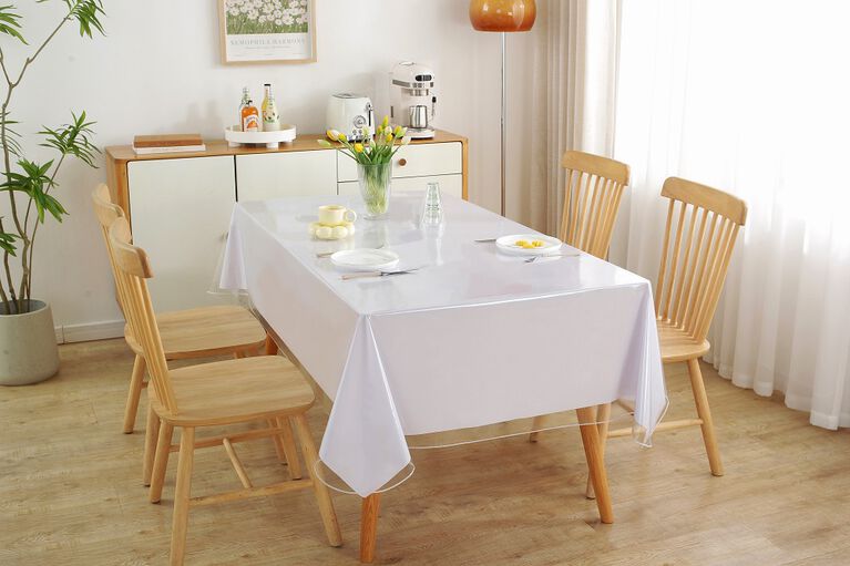 Fresh Home 54"x72" Oblong 3.6 Gauge Clear PVC Tablecloth Protector
