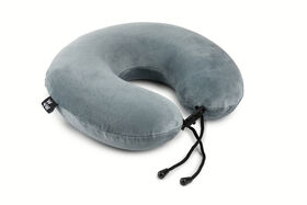 Core Home  Memory Foam Travel Pillow - Gray