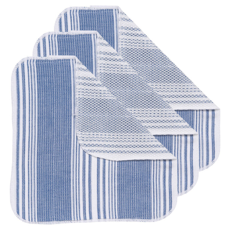 Scrub-It Royal Blue Dishcloths Set of 3