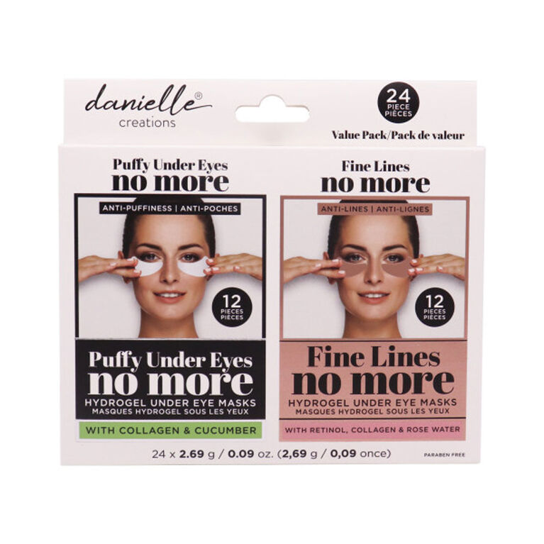 DC Skincare 24Pc Hydrogel Eye Masks - Puffy & Fine Lines