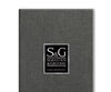 SEBASTIEN & GROOME Linen Look Tablecloth Grey 60" Round