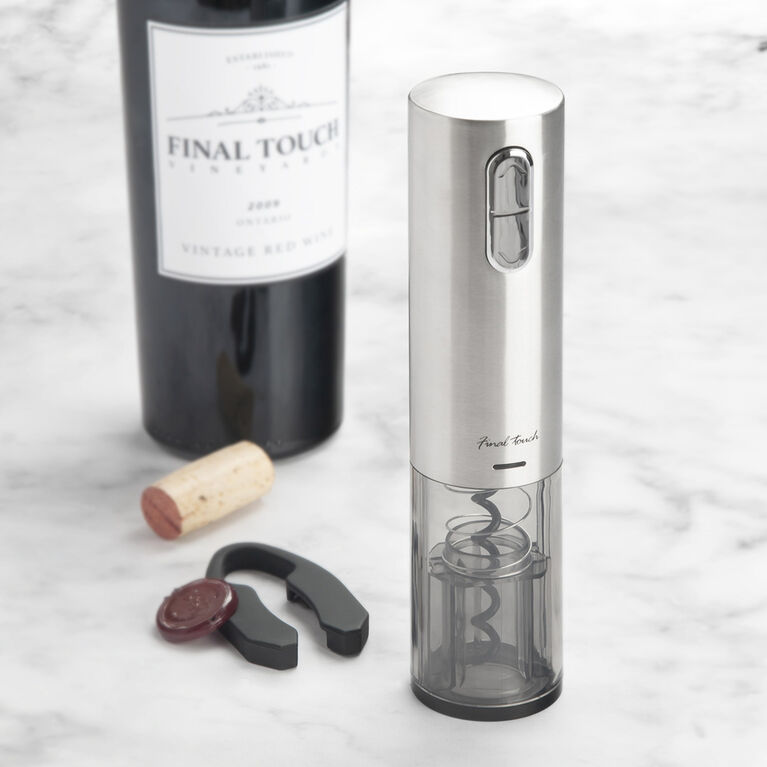 Final Touch Lithium-Ion Electric Corkscrew