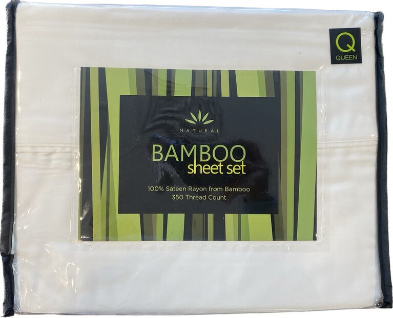 Natural Home Bamboo Sheet Set Ivory King