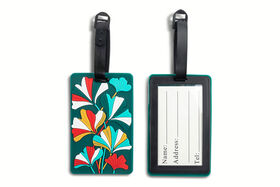 Core Home Set Of 2 Luggage Tags - Gingko Flowers