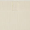 B&W Herringbone Rod Pkt Panel 84"L Cream