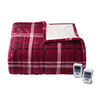 Beautyrest Microlight to Sherpa Heated Blanket Queen Multicolour