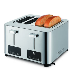 Salton Digital 4 Slice Toaster - Stainless Steel