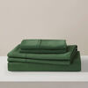 Naturally Yours King Bamboo Linen Sheet Set Forest Green