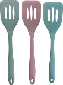 JS Gourmet Slotted Turner  Silicone - 1 per order, colour may vary (selected at random)