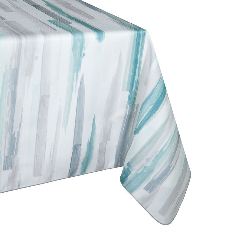 SEBASTIEN & GROOME Painter's Palette  Tablecloth Winter 54"X70" Oblong