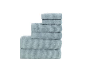 Talesma Muskoka Turkish Towels, Blue Set Of 6