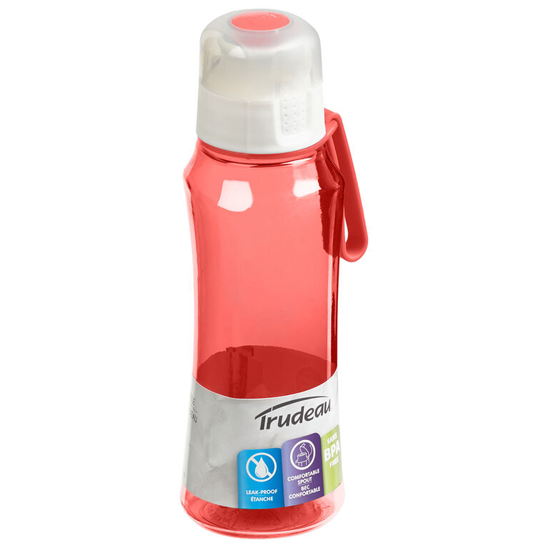 Trudeau Fuel Flo Bottle Coral 17Oz