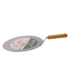 Luciano Gourmet 12" Stainless Steel Pizza Lifter with Wooden Handle, Silver