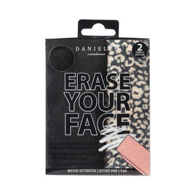 Erase Your Face 2Pc Cloths Set - Black & Leopard