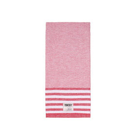 Striped Pantry Single Terry Towel Red