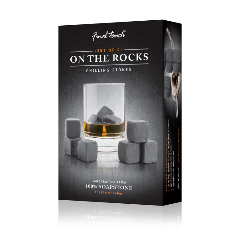 Final Touch On The Rocks Chilling Stones - Set of 9