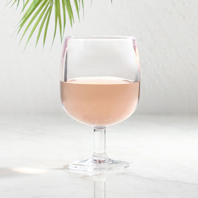 Trudeau Patio Stackable Wine Glass 8.5Oz Box of 4