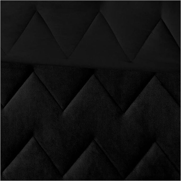 Intelligent Design Kai Comforter Set Double/Queen Black