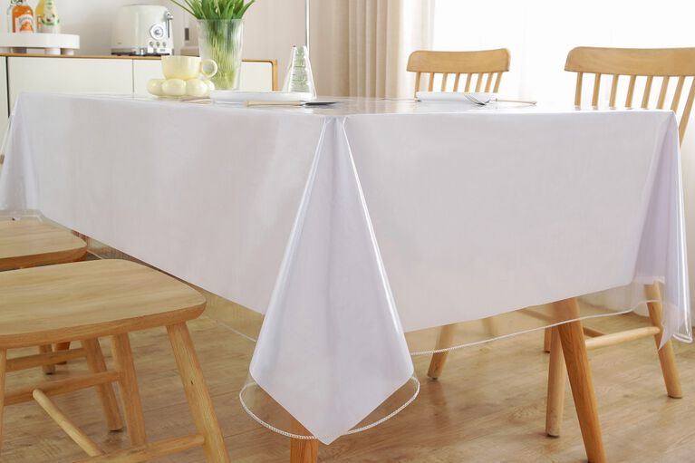 Fresh Home 60"x120" Oblong 3.6 Gauge Clear PVC Tablecloth Protector