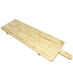 JS Gourmet Bamboo Party Size Serving Board On Stand