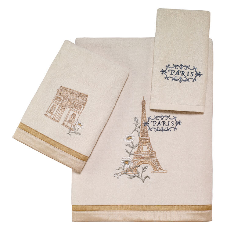 Avanti Linens Paris Botanique Ivory Bath Towel