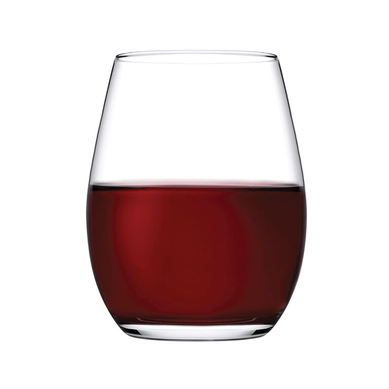 S&CO Amber Stemless Wine Glass S/6  440Ml