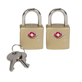 Maple Leaf Travel Set Of 2 Travel Sentry Key Locks W/2 Key