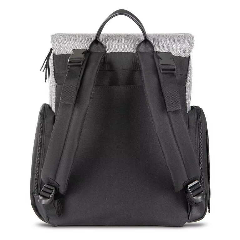 Eddie Bauer Cascade Backpack Diaper Bag - Black and Grey