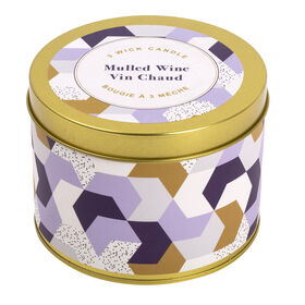 Kiera Grace 3-Wick Mulled Wine Soy Blend Tin Candle