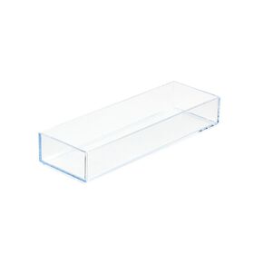 iDesign RPET Clarity Cosmetic Organizer 4 x 12 x 2 Clear
