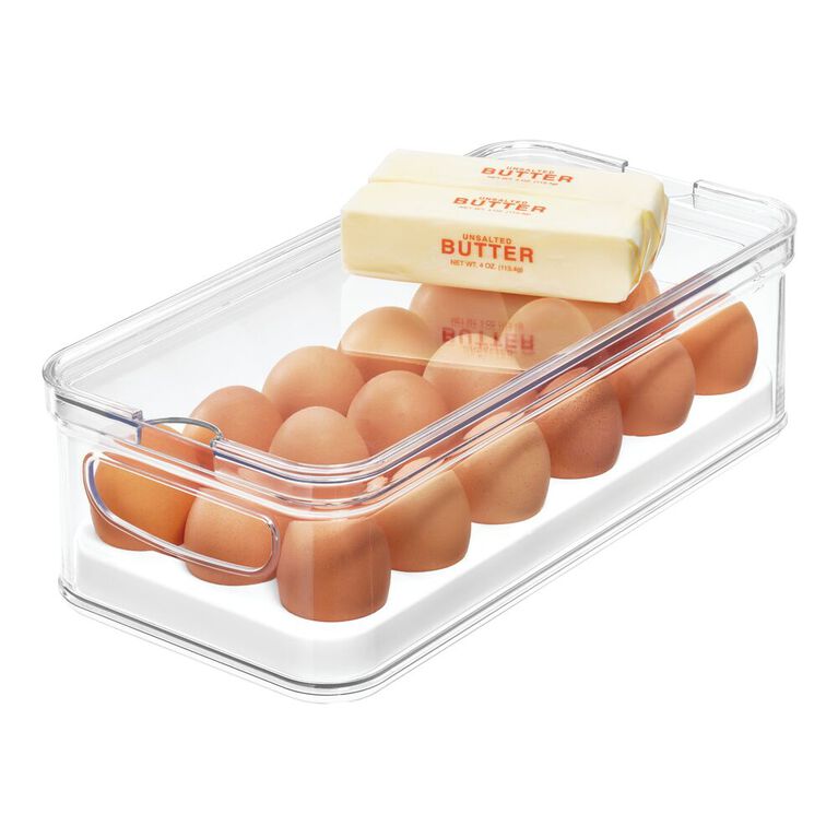 iDesign RPET Crisp Egg Bin Clear
