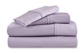 Luxor Twin Sheet Set, 400 Thread Count 100% Egyptian Cotton Sheet Set, Greylac