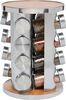 JS Gourmet 16Pc Spice Rack  Stainless Steel